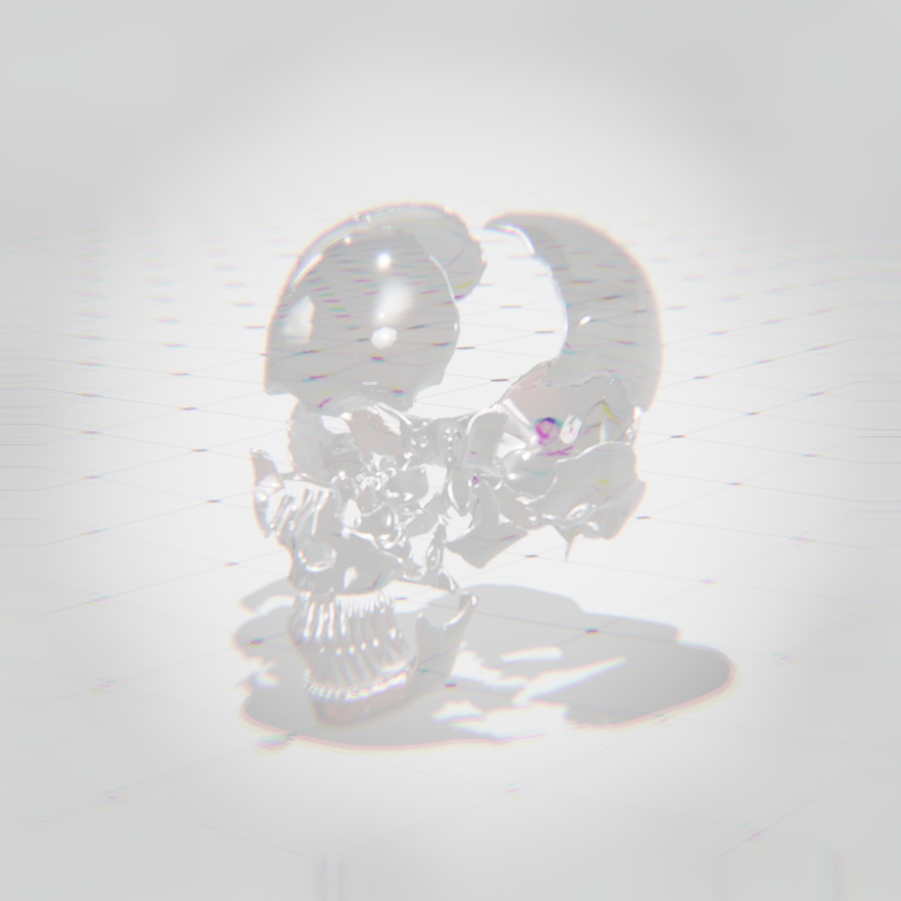 skull exploded
