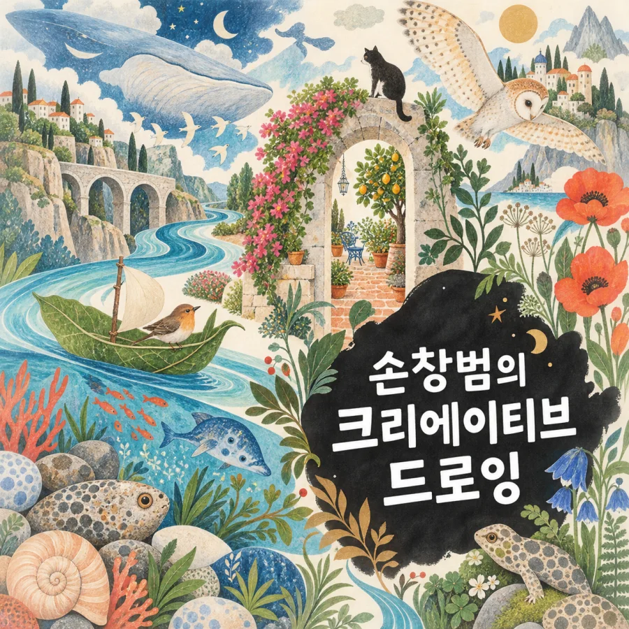 손창범의 크리에이티브 드로잉 표지